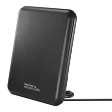 Best Buy essentials- AM/FM Amplified Indoor Radio Antenna - Black