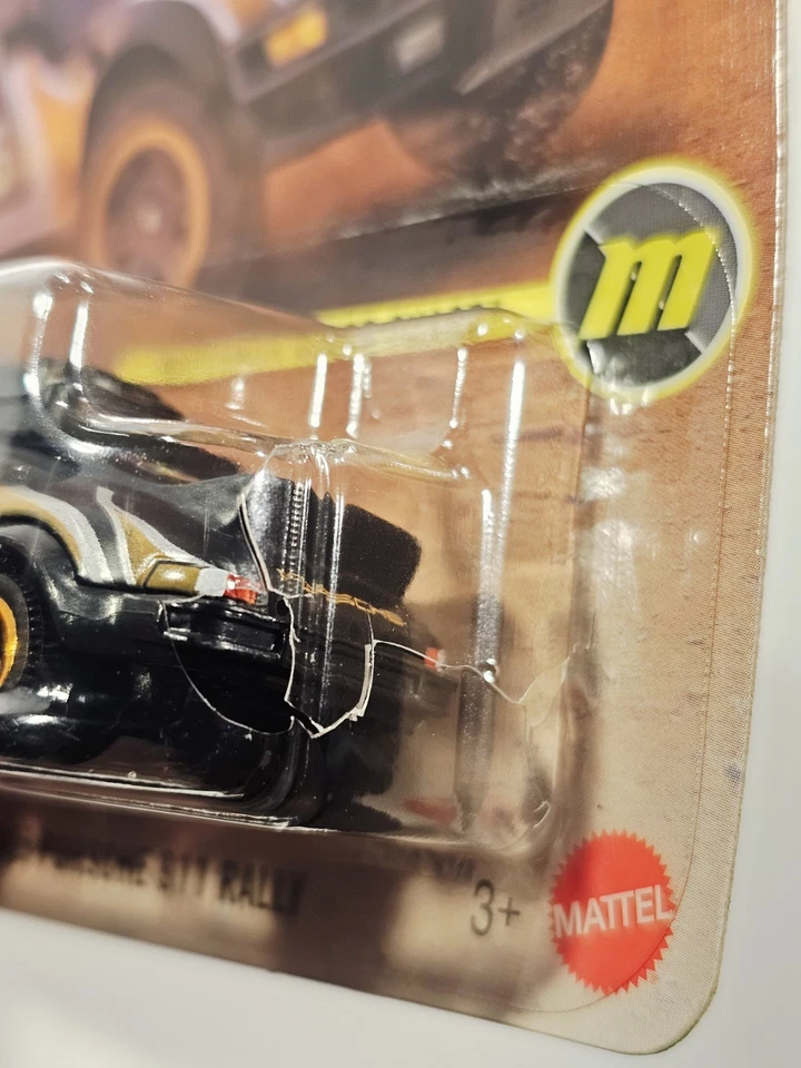 2026 Matchbox 1985 Porsche 911 Rally Super Chase pacote blister rachado escala 1/64 - Imagem 4 de 4