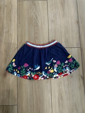 100 Cotton Mini Boden Bluebird Skirt With Pockets And Inner Skort Size 11-12y