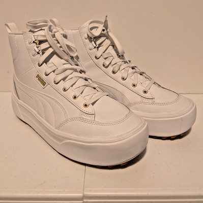 Puma Kaia Mid White Gum Women's 11