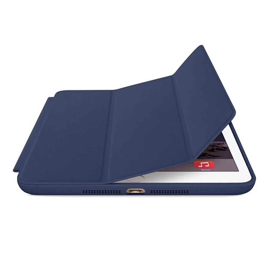 New Apple Leather Case for iPad Mini 1/2/3 (Midnight Blue) - 923-00205 - Image 3 of 4