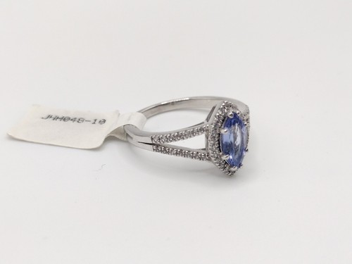 STUNNING JTV BBJ STERLING SILVER TOPAZ AND TANZANITE RING SIZE 10 NEW WITH TAG - Picture 5 of 7