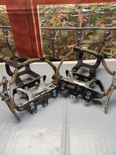 Suntour XC Pro Pedals Grease Guard Dual Tab Platform Toeclip Lapize MTB PL-XP02