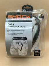 Shock Doctor Core Compression Shorts With Bioflex Cup Size Large -  Mens S 30-32
