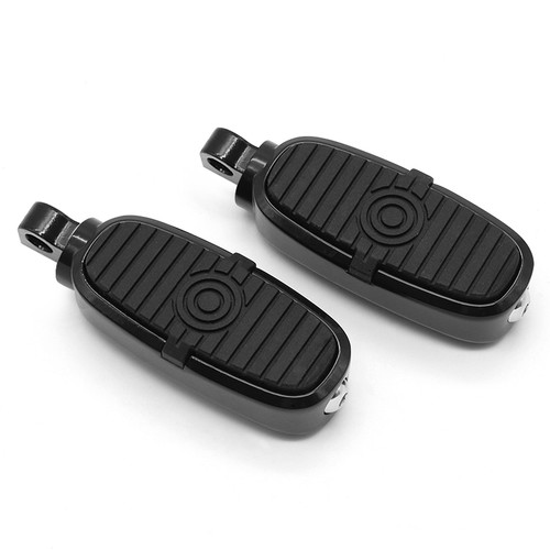 Pedales de estriberas negras de 10 mm para Harley Touring/Softail/Dyna/Sportster/Trike - Imagen 8 de 8