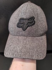 FOX RACING SNAPBACK CAP/HAT Gray DIRT BIKE MOTOCROSS TRUCKER EUC