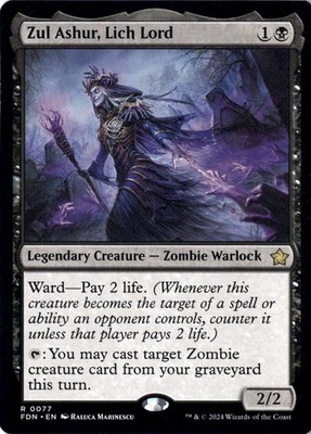 Zul Ashur, Lich Lord R Foundations 77 NM