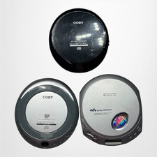Sony Walkman ESP MAX CD Player  2 Coby Portable CD Players Bundle Vintage