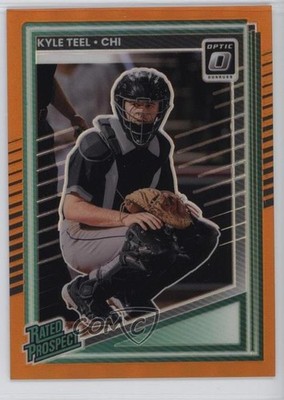 2025 Panini Donruss Optic Rated Prospects Orange Prizm /199 Kyle Teel #102 0s55