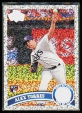 2011 Topps Update Platinum Diamond Anniversary Alex Torres Rookie #US302