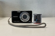 Sony DSC-W210 12.1MP Digitalkamera funktionsfähig schwarz Carl Zeiss SteadyShot