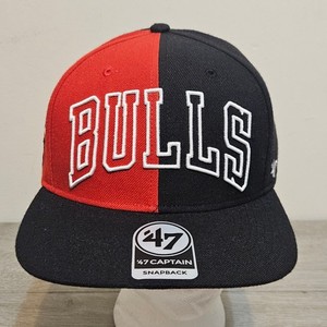 '47 Brand Chicago Bulls Split Basketball Hat Sample Hat Cap New NWT Snapback