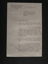 1951, L.S. de Léon Bailby, journaliste, à Max Favalelli, journaliste