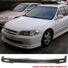 Fits 98-02 Honda Accord Sedan Front Bumper Lip Spoiler Splitter Mugen Style Pu Fits 98-02 Honda Accord Sedan Front Bumper Lip Spoiler Splitter Mugen Style Pu