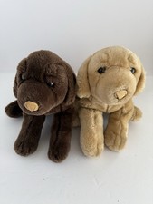 Animal Alley Lab Bundle Toys R Us Labrador Dog Plush 12" Rare Year 2000