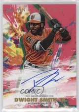 2020 Inception Rookies & Emerging Stars Magenta 34/99 Dwight Smith Jr Auto 0s2