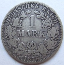 1 Mark 1879 A Kaiserreich Silberm&uuml;nze J. 9 Berlin sehr sch&ouml;n sch&ouml;n s-ss