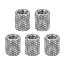 5Pcs M8 Knurled Thumb Nuts Stainless Steel Lock Adjusting Nuts 12 x 15mm
