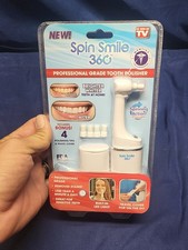 Home Tooth Polisher Spin Smile 360 White Smile Healthy Teeth Oral Hygiene NEW