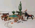 Vintage 1994 Playmobil set 3801 Watering Hole. Complete. No Box. Ex Cond