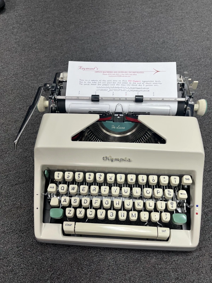 Preços baixos em Máquinas de Escrever Olympia | eBay