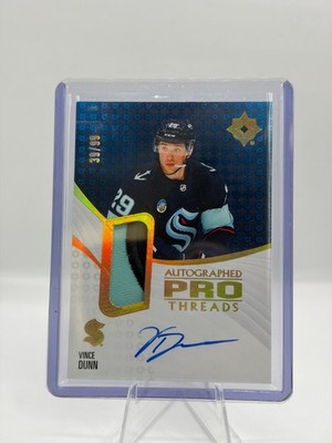2023 UD Ultimate Collection Vince Dunn Pro Threads auto /99 wb2