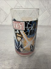 Return of the Jedi Luke & Vader Glass Cup (Vintage Star Wars, Burger King)