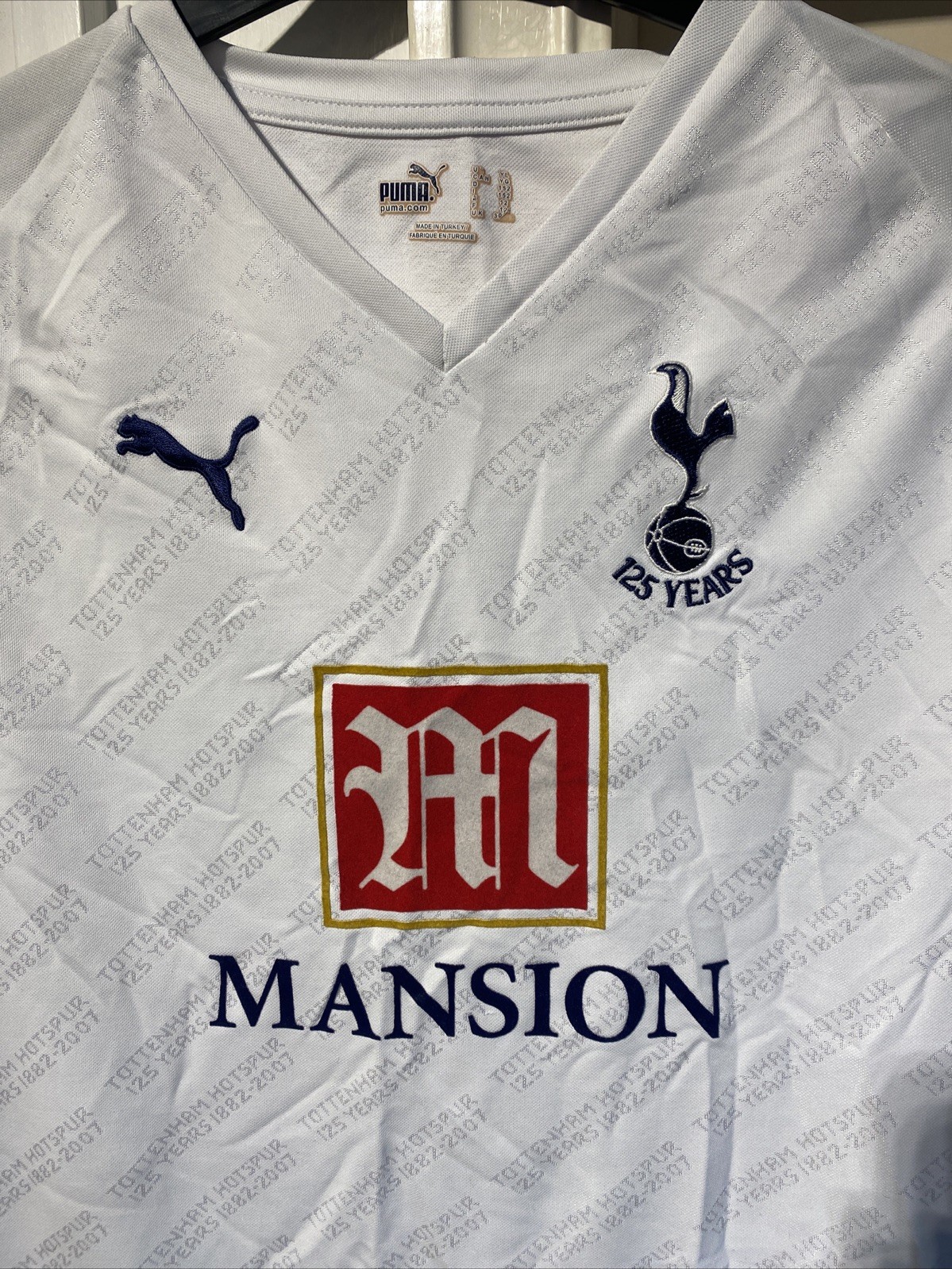 Tottenham Hotspur 2007 Puma Home Football Shirt Size 30/32 thumbnail 2