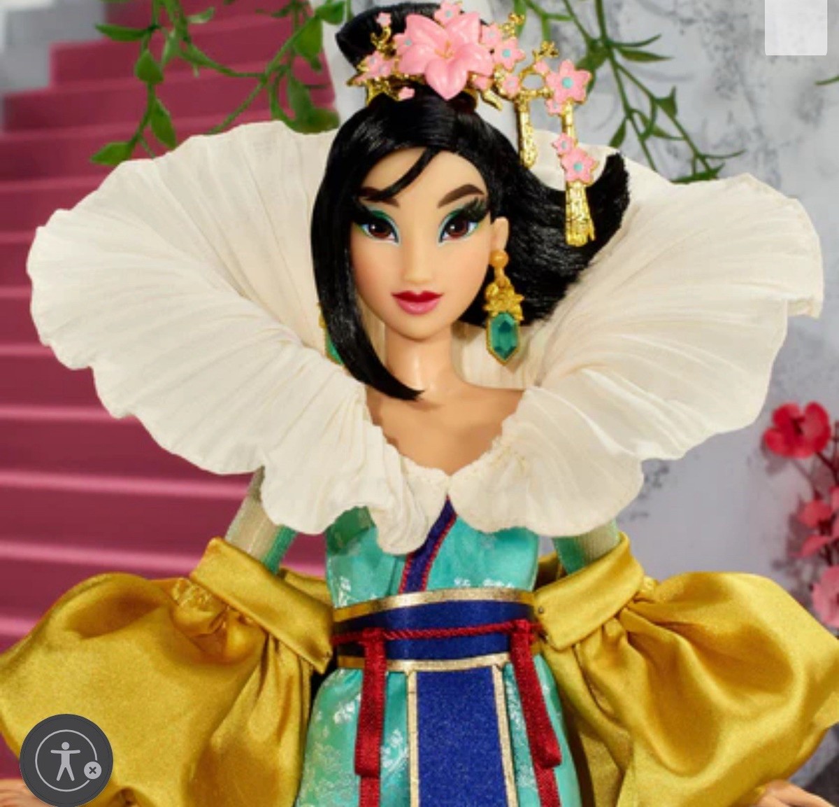 Mulan Collection(中古品) Disney Collector Enchanted Elegance Collection Mulan Doll New