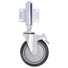 Spring Loaded Heavy Duty Gate Support Wheel for Wooden & Metal Gates 200 Lbs ...