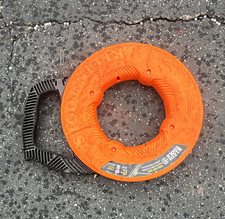 Klein Tools Steel Fish Tape 120 ft (36.5 m) Orange Sheath MPN 56333