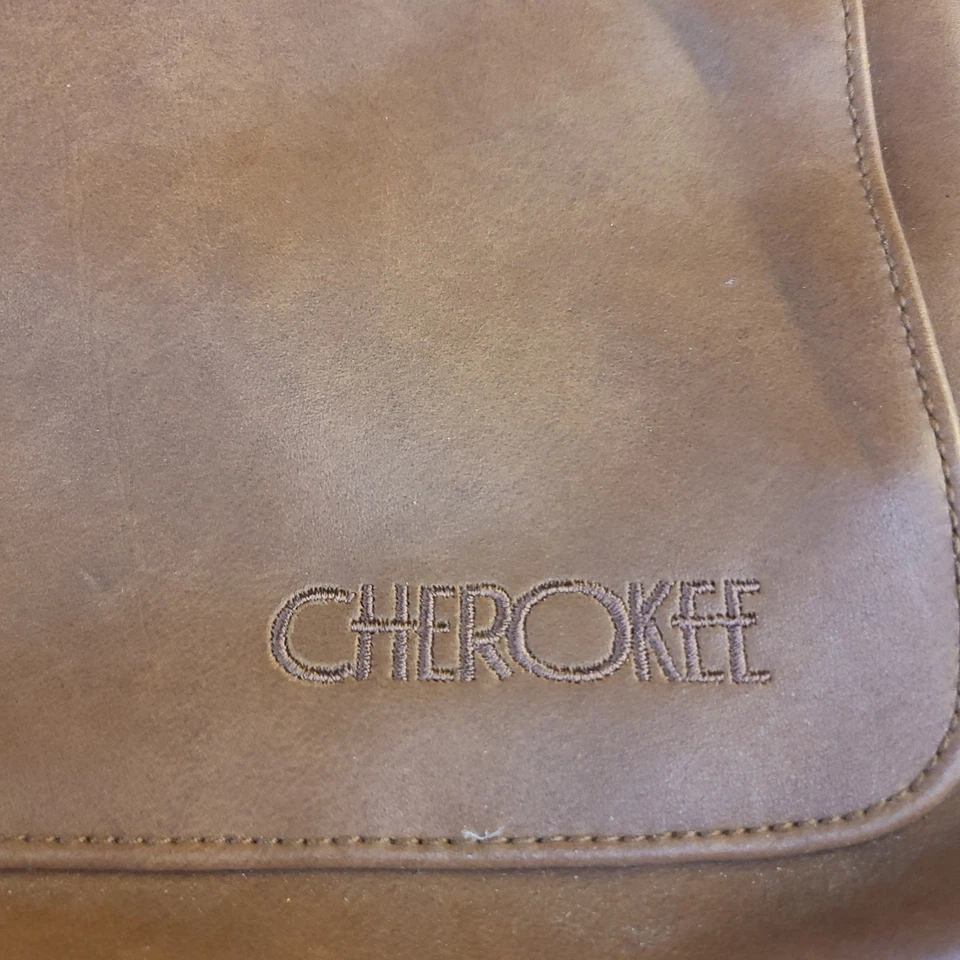 Cherokee 大号手提包钱包手提包棕色带拉链 — 第 2/4 张图片