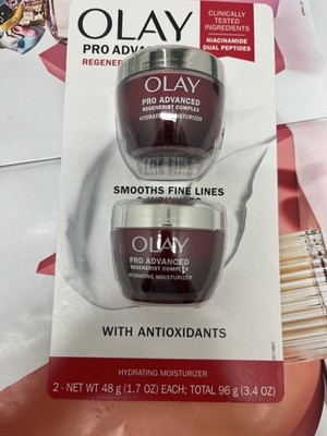 Olay  Pro Advanced Regenerist Complex 2 Pack 1.7 Oz Moisturizer+antioxidants2025