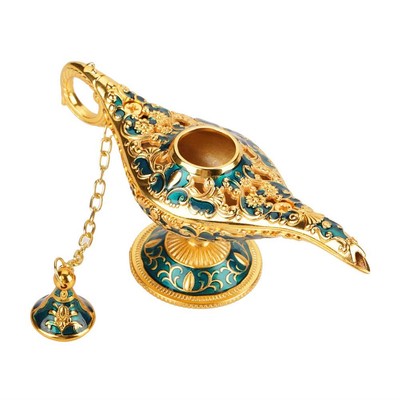 Wunderlampe Elegantes 3D-Reliefdesign Aladdin-Lampe Genie-Lampe Einzigartige ...