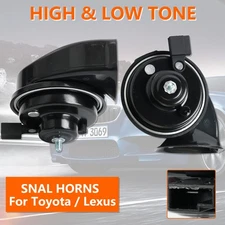 12V 125db Waterproof Snail Horn For Toyota Camry Corolla Tacoma RAV4 Highlander
