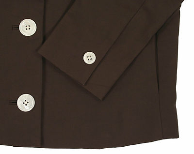 Ralph Lauren Black Label Cotton Cropped Blazer Jacket 4 New $555