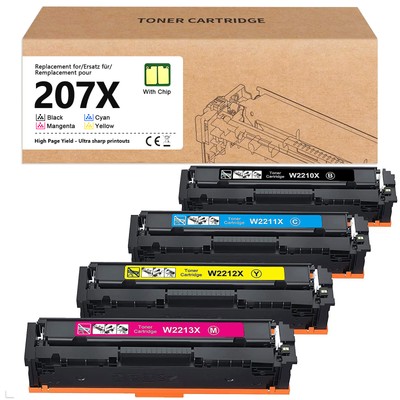 Mit Chip XXL 207X 207A Toner für HP 207A LaserJet Pro MFP M283FDW M283FDN M282NW