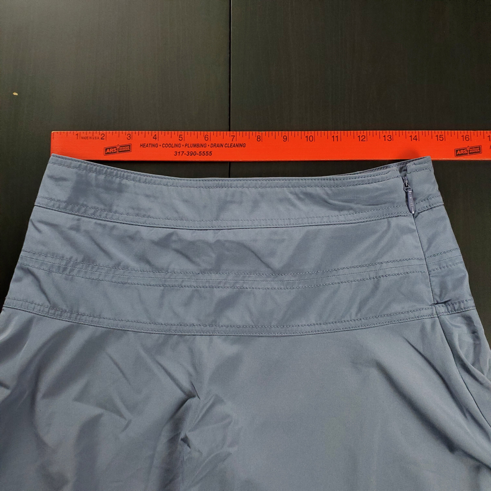 Athleta Size 2 Performance Stretch Skort Blue-Gra… - image 7