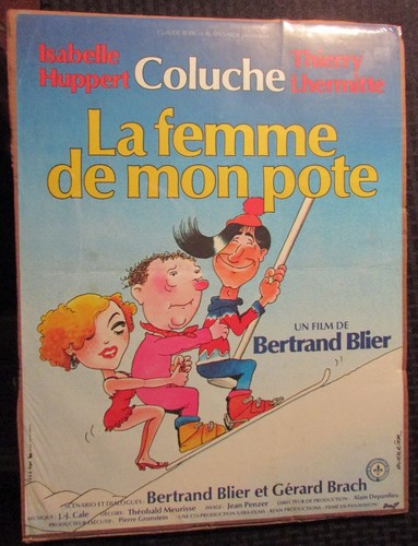 Coluche LA FEMME DE MON POTE French 15x20" Poster FN 6.0