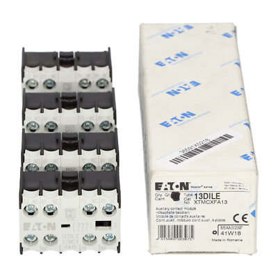 Eaton XTMCXFA13 Auxiliary Contact Module New NFP (4pcs)