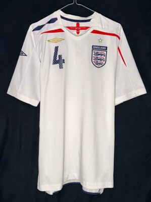 ENGLAND 2007 2009 HOME GERRARD 4 FOOTBALL SHIRT SOCCER JERSEY