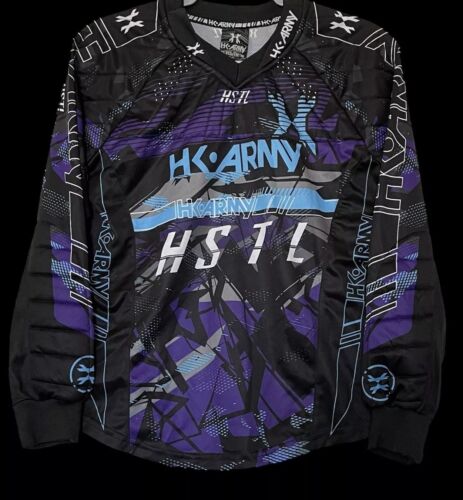 HK Army HSTL Line Paintball Jersey Arctic Purple Blue Youth Size-Like New