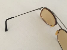 Zeiss West Germany vintage Eyeglasses Silver Gunmetal / Brown Size 55[]17 140