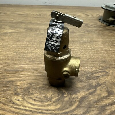 #ad #ad CashF 82Hot Water Safety Valve 3 4quot; $32.00