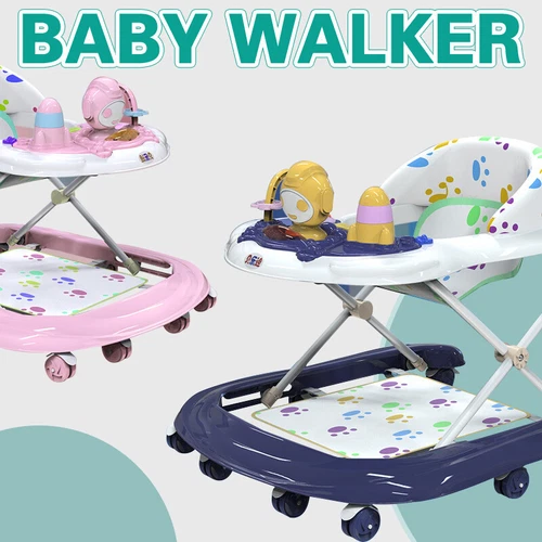 Baby Walker Bouncer First Steps Push Along Activity Music Ride On Car Melody - Picture 13 of 22