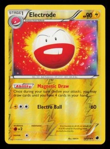 Pokemon Card Electrode 33/116 Plasma Freeze Rare LP Reverse Holo BW 2013