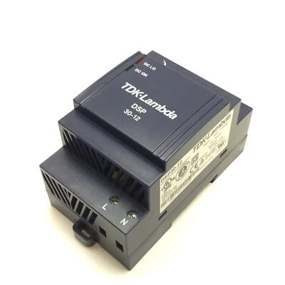 TDK-Lambda DSP30-12 Power Supply, Input: 100-240VAC 800mA, Output: 12VDC 25W - Image 1 of 4