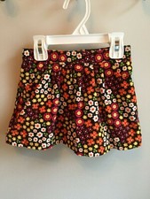 Gymboree Floral Corduroy Skirt