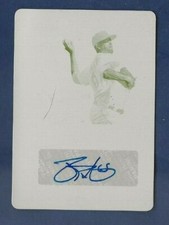 2018 Panini Chronicles James Paxton Autograph Yellow Printing Plate 1/1 Yankees