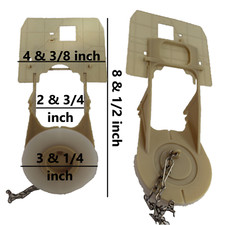 Toto, Kohler, American Standard Flapper valve w/2 Extra Silicone Seals, 4 pack 